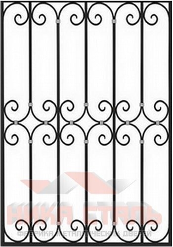 Кованая решетка на окно КР 11