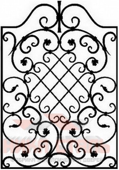 Кованая решетка на окно КР 26 Кованая решетка на окно КР 26