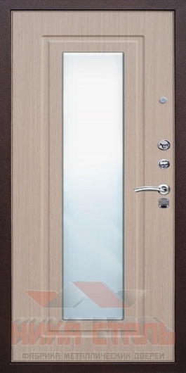 Дверь в квартиру с зеркалом Дверь в квартиру с зеркалом