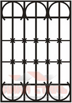 Сварная решетка на окно СР 10 Сварная решетка на окно СР 10
