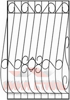 Сварная решетка на окно СР 19 Сварная решетка на окно СР 19