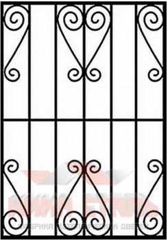 Сварная решетка на окно СР 8 Сварная решетка на окно СР 8