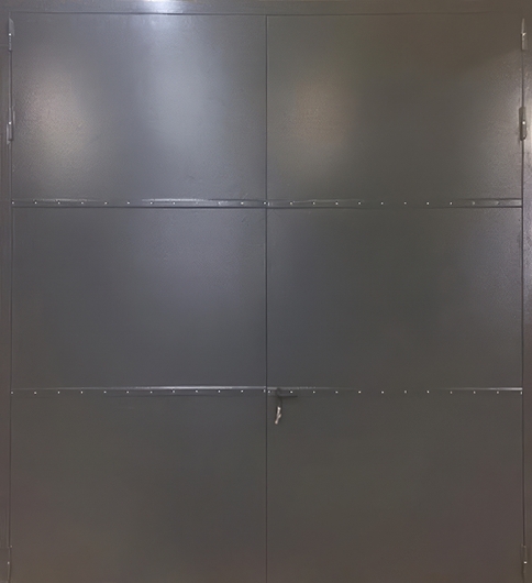 Металлические противопожарные ворота Металлические противопожарные ворота